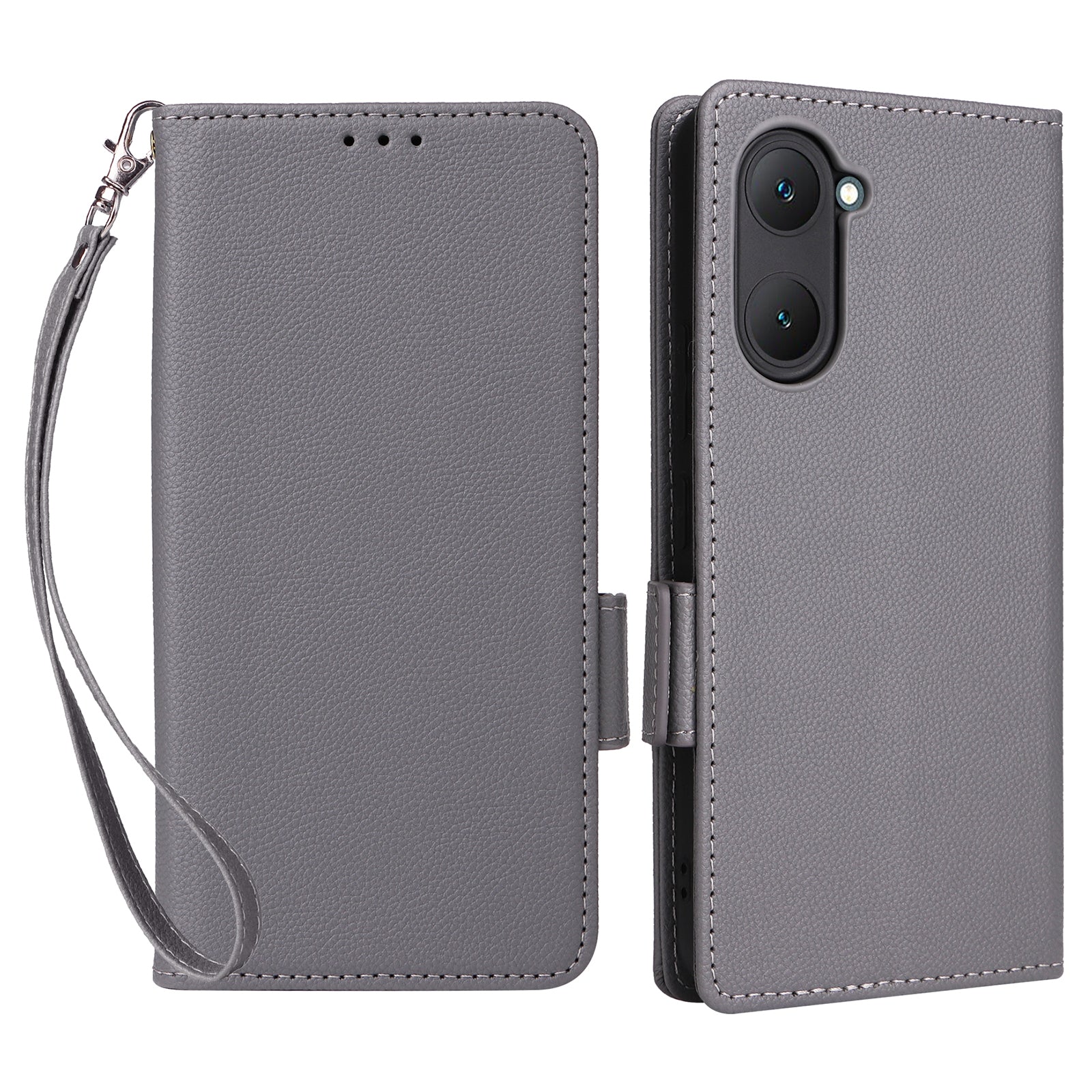 For vivo Y03 Case PU Leather Wallet Wrist Strap Magnetic Closure Phone Cover For vivo Y03 Case PU Leather Wallet Wrist Strap Magnetic Closure Phone Cover